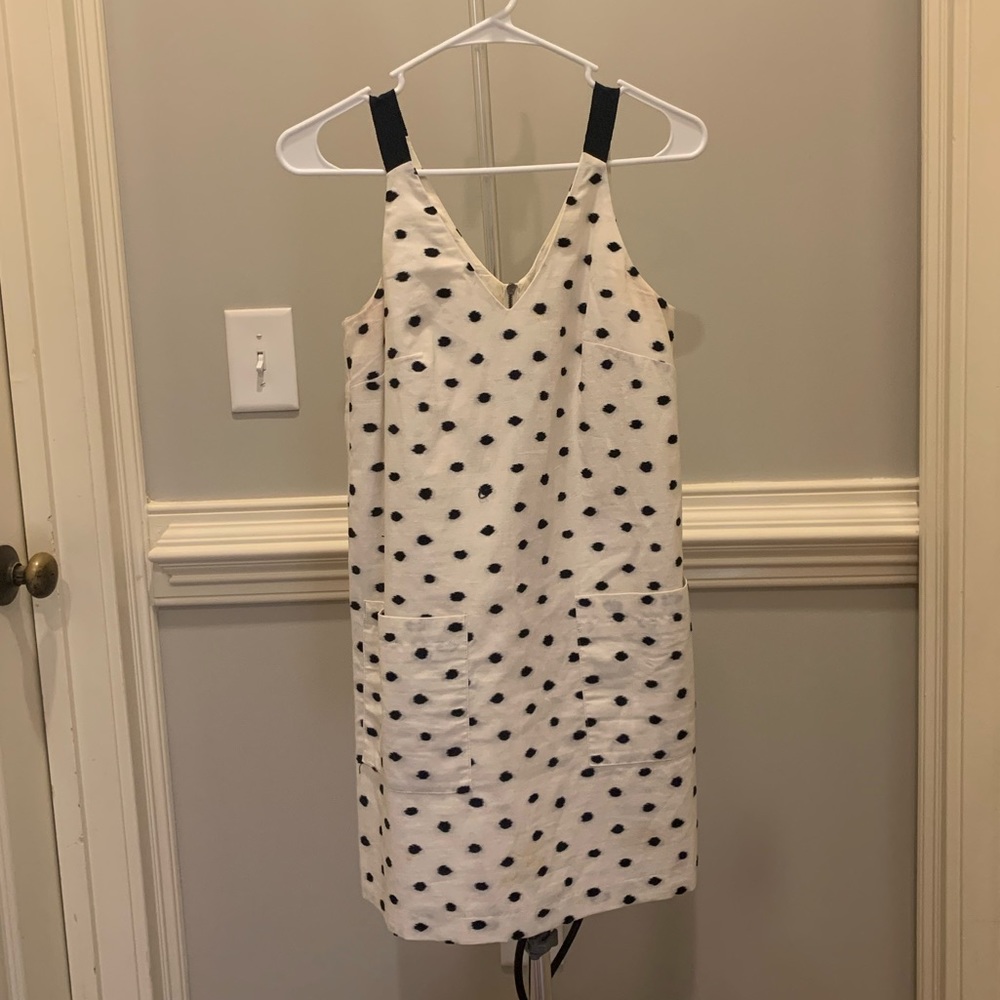 Ann Taylor loft polkadotted shift dress